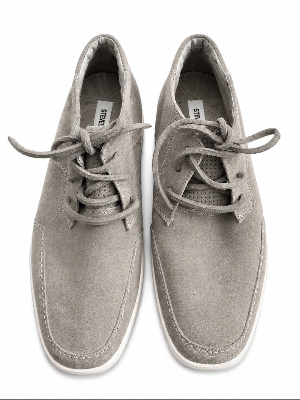 Steve Madden Francoo Taupe Suede Lace Up Casual Shoes Men’s Size 10